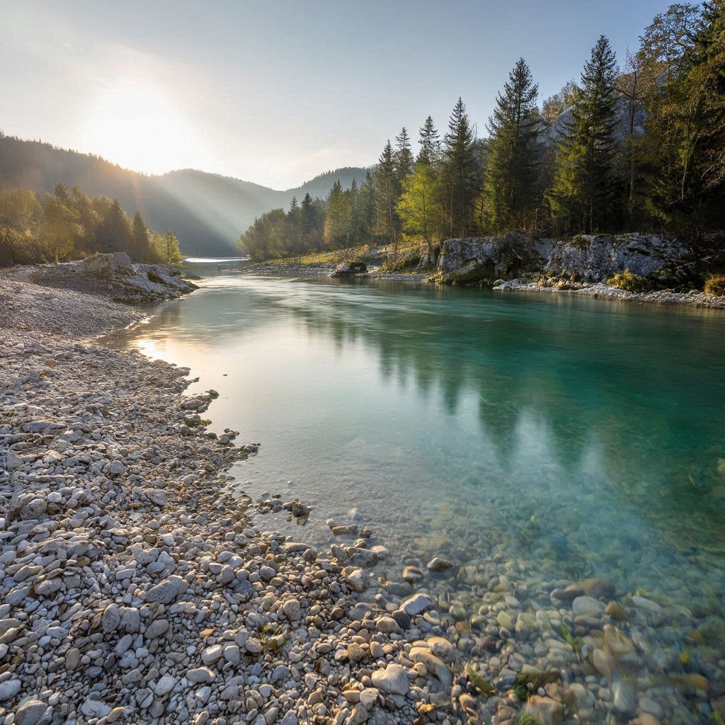 Soca Rivier Slovenië