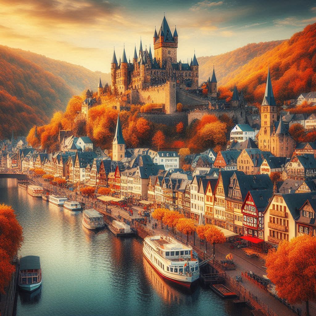 Cochem Duitsland herfst