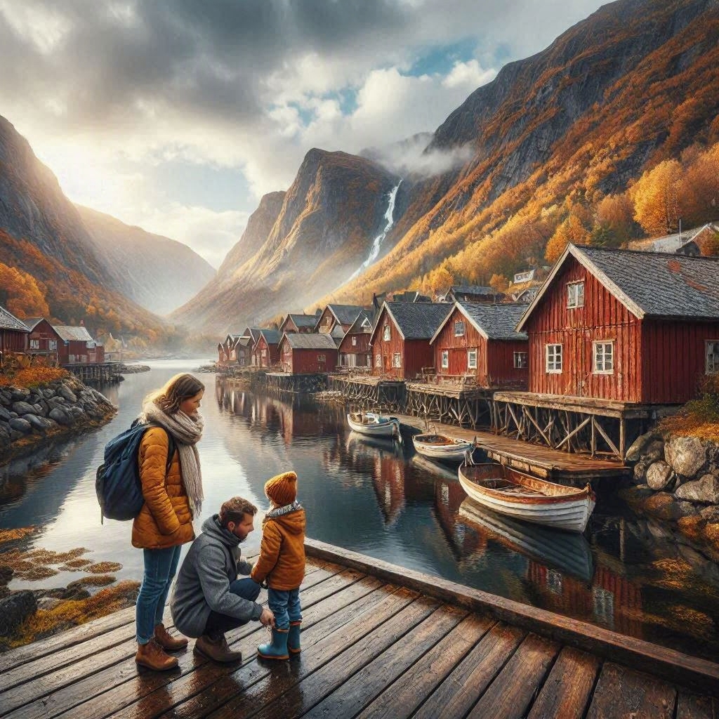 Herfstvakantie in Noorwegen met kinderen: 10 betoverende bestemmingen 🇳🇴